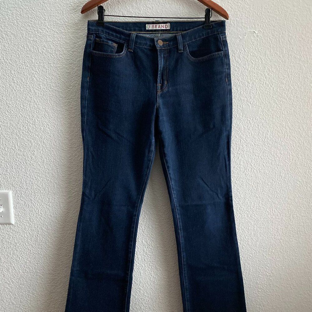 J Brand Dark Wash Boot Cut Jeans 30 x 33 Mid-Rise 850U324 Dark Vintage